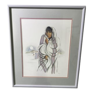 1980s Whispering Winds Print signed and numbered Lithograph number 689/1000 For Sale