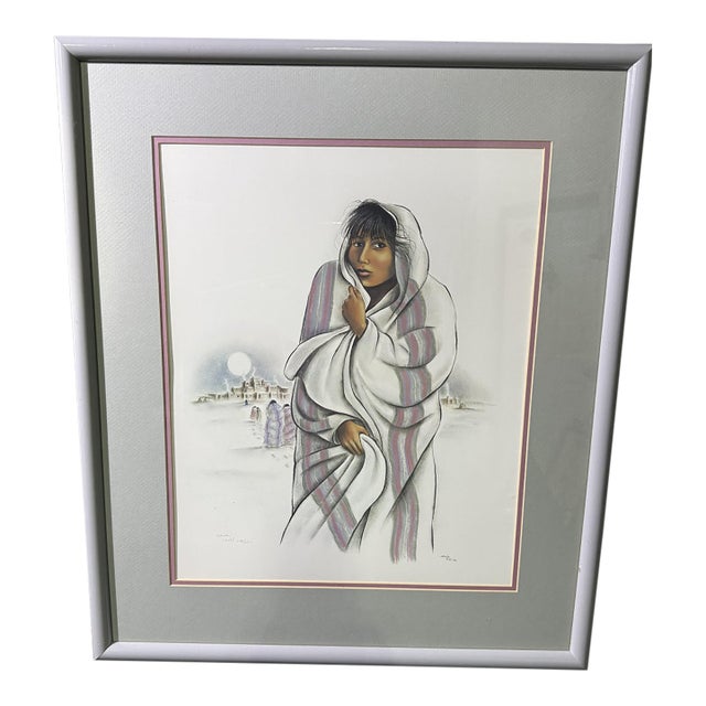 1980s Whispering Winds Print signed and numbered Lithograph number 689/1000 For Sale