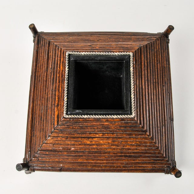 Vintage Striking Pagoda Pyramid Wooden Dresser Box For Sale - Image 16 of 16