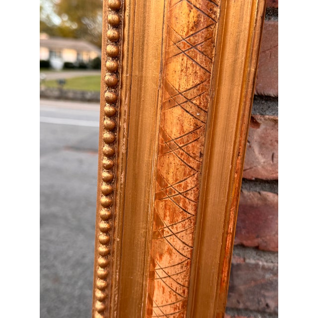 Gold Large Louis Phillippe Mirror For Sale - Image 8 of 8