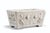 This solid marble floral planter is a beautifully crafted piece, featuring intricate floral carvings that bring an elegant...