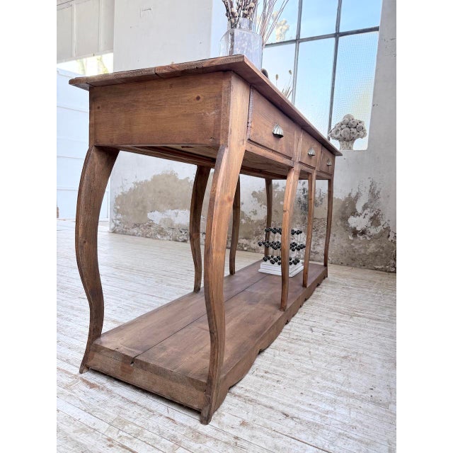 Pine Drapers Console Table, 1950s For Sale - Image 18 of 18
