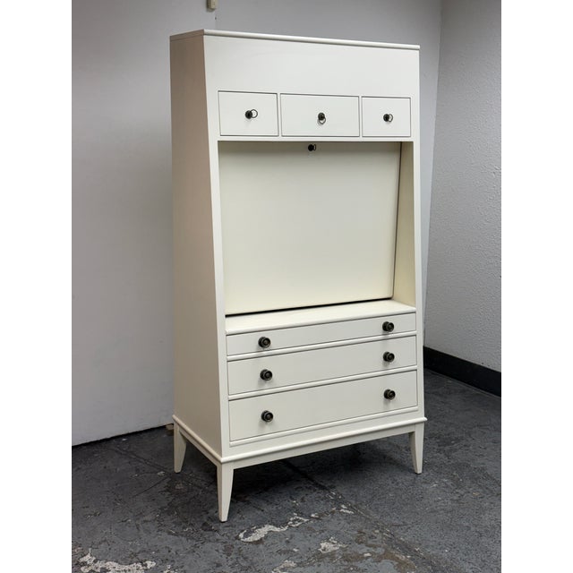 Hepplewhite Thomas O’Brien for Century Furniture Hallings Secretary For Sale - Image 3 of 12