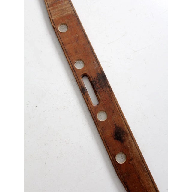 Antique Wooden Level For Sale - Image 4 of 11