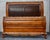 Legacy Pine Upholstered Sleigh Bed Carved and Inlaid Ornate Queen Frame For Sale - Image 15 of 18