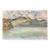 Coastal Landscape Watercolor by Chiappone For Sale