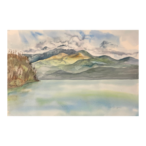 Coastal Landscape Watercolor by Chiappone