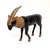 Antique Wood Parcel Gilt Sculpture of an Ibex, 1900 For Sale - Image 3 of 11