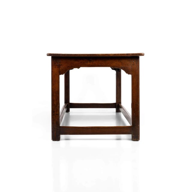 Farmhouse Refectory Table in Oak For Sale - Image 3 of 11