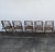 This Set of Five Folding Dining Chairs is made out of wood, and bamboo. The chairs fold and it make it a great set for a...