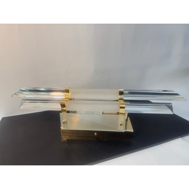 Gold Hollywood Regency Style Wall Lamp, 1970s For Sale - Image 8 of 9