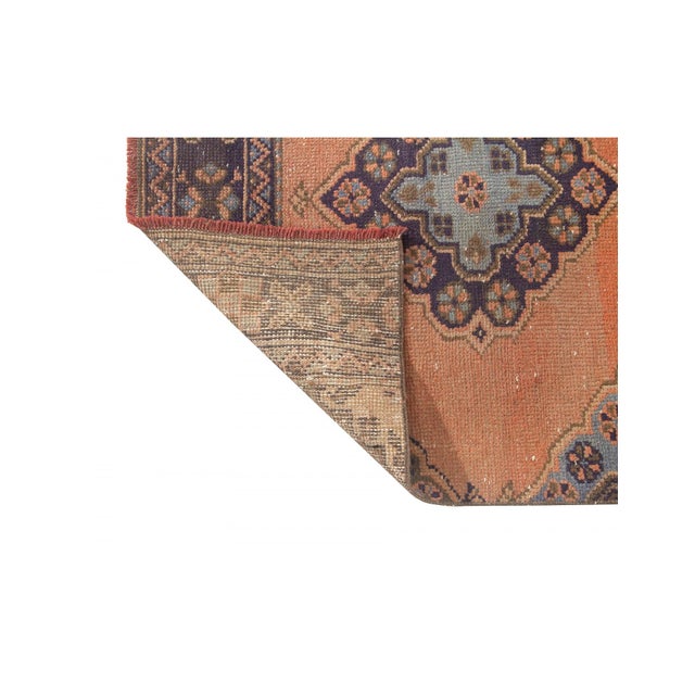 1960s Vintage Turkish Decorative Runner Rug - 2`11" X 10`3" For Sale - Image 5 of 6