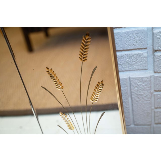 Mid-Century Modern 1950s Mid-Century Multi-Panel Segmented Over-Mantel Mirror by Hart Mirror Plate Co. For Sale - Image 3 of 10