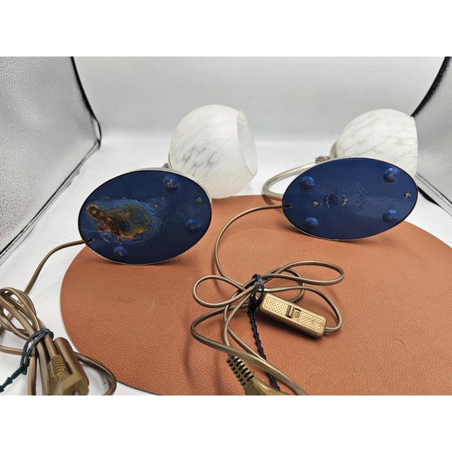 Metal Vintage Table Lamps from Zakłady Terenowe Częstochowa, 1950s, Set of 2 For Sale - Image 7 of 9