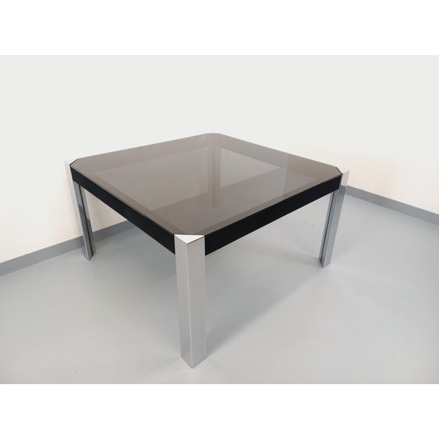 Vintage Italian Square Dining Table by Guido Faleschini, 1970s For Sale - Image 16 of 18