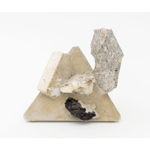 Glass Chen Chen and Kai Williams Pair of "Metamorphic Rock" Bookends, 2013 For Sale - Image 7 of 11