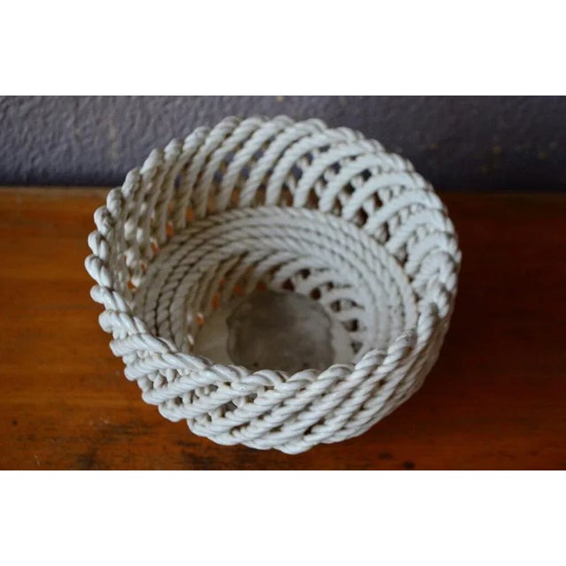 Lace Earthenware Jar Cache, 1940s For Sale - Image 6 of 9