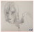 Marie Laurencin, Lovers, Original Pencil Drawing For Sale
