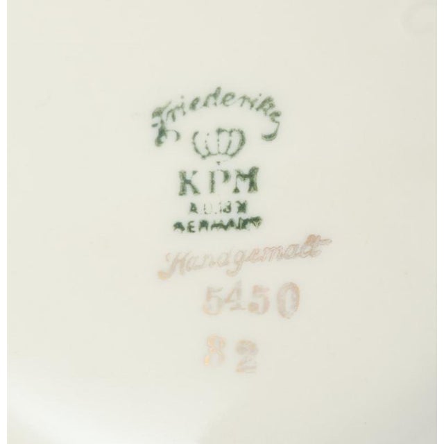 Cream Lidded Bowl in Cream Porcelain with Gold Decoration by Friederike for KPM Berlin, 1930s For Sale - Image 8 of 9