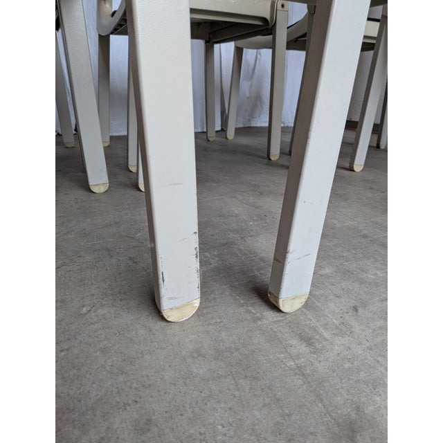 Vintage Stackable Chairs by Aeon Mondial, 1980s, Set of 8 For Sale - Image 15 of 18