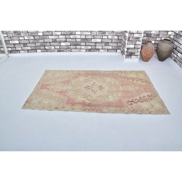 Turkish Antique Vintage Floor Carpet For Sale - Image 3 of 10