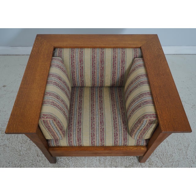 Age: C.1994 Details: Finish no 35 See Other Offerings For Matching Chair High Quality Construction Oak Arts & Crafts Style...