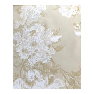 25 Yds Bob Collins "Carnival of Rose" Cotton Chintz For Sale