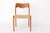 1960s Vintage Danish Model 71 Chairs in Teak by Niels Otto Møller for J.L. Møllers, 1960s, Set of 6 For Sale - Image 5 of 15