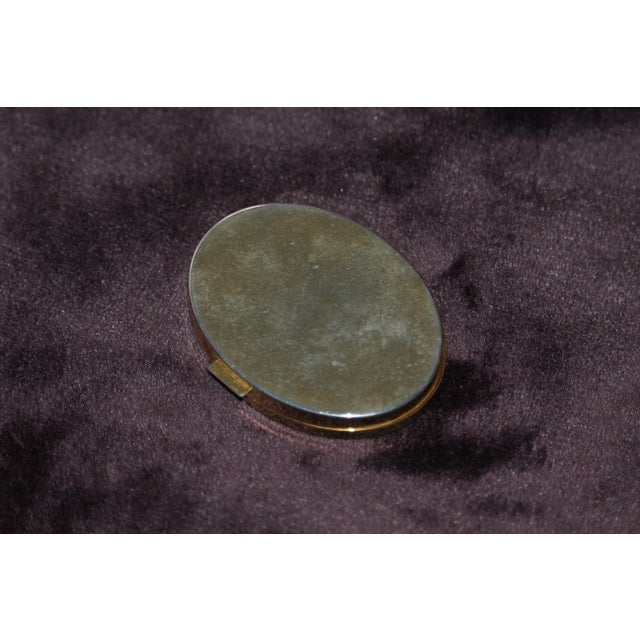 Oval Gilt Compact Pocket Mirror from Christian Dior, 1980s For Sale - Image 14 of 15