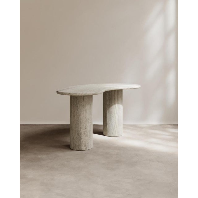 Gemstone Theory Desk in Natural Verde Onyx by Paloma Editions For Sale - Image 7 of 8