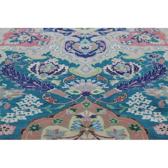 1960s Persian Tabriz Area Rug 8’2″ X 11’1″ For Sale - Image 11 of 13