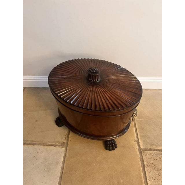 Antique George III Mahogany Wine Coolers, 1800s, Set of 2 For Sale - Image 16 of 18