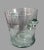 Mid-Century Modern Green Tint Crystal Large Ice-Bucket For Sale - Image 4 of 8