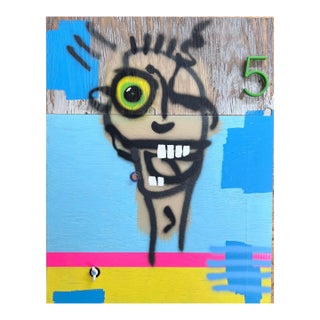 William Finlayson Jr., Mixed Media Painting Titled: Wingnut 2015 For Sale