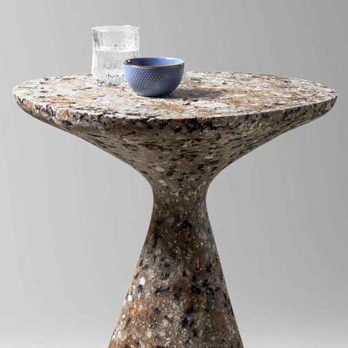 Contemporary Sculptural Live Edge Bedside Table or Accent Table by Donatas For Sale - Image 3 of 10