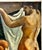 Mid-Century Modern Large Modern Painting After Picasso of Three Nudes by David Ladin For Sale - Image 3 of 8