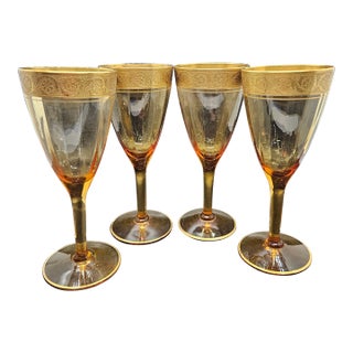Vintage Cordial Glasses by Tiffin-Franciscan For Sale