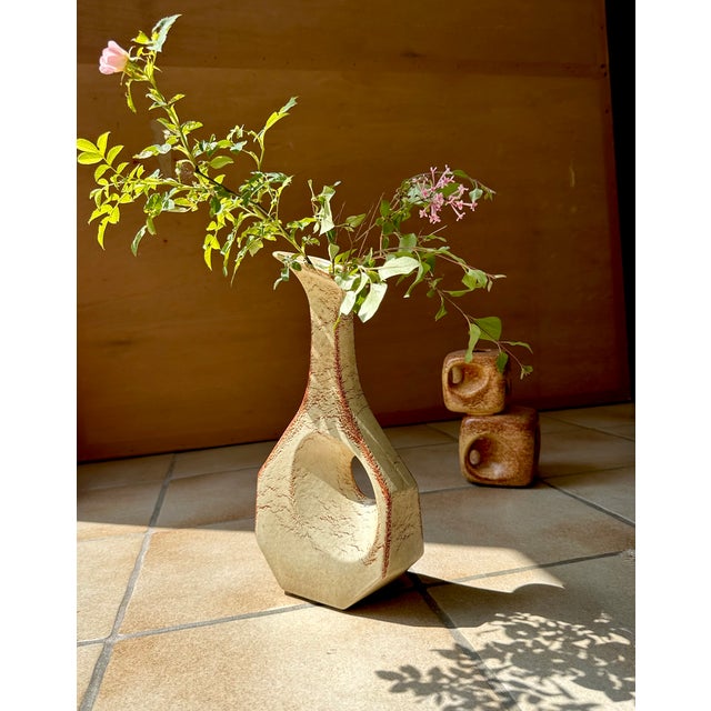 Ceramic Large Sculptural Ceramic Art Vase by Roberto Rigon for Bertoncello, 1960s For Sale - Image 7 of 13