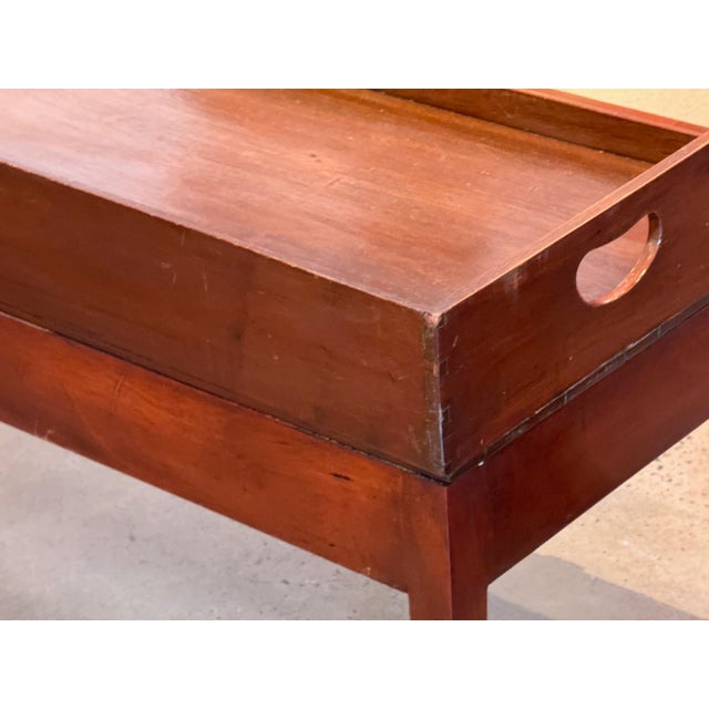 19th Century Georgian Mahogany Butler's Tray Table For Sale - Image 13 of 14