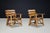 Sculptural Oak Armchairs, France, 1950s, Set of 2 For Sale - Image 6 of 17