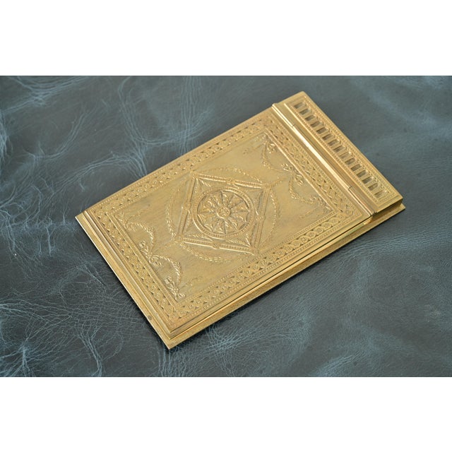 Tiffany Studios New York Adam Pattern Bronze Doré Notepad Holder, Circa 1910 For Sale - Image 12 of 12