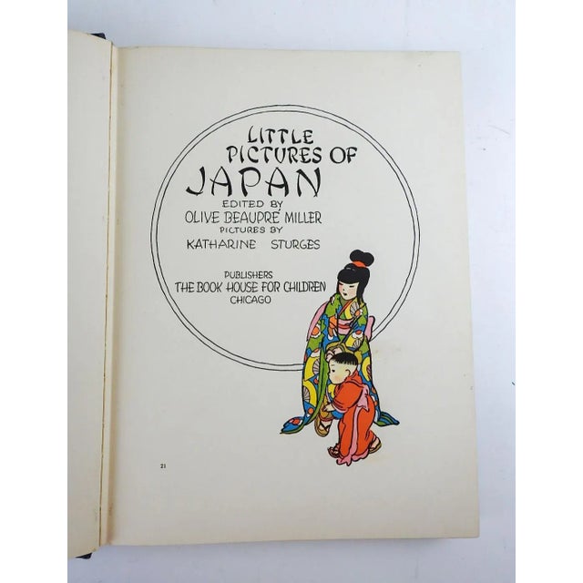 Illustration 1925 Little Pictures of Japan Childrens Book For Sale - Image 3 of 8
