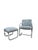 Milo Baughman MCM Milo Baughman Cantilever Chair & Ottoman For Sale - Image 4 of 8