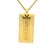 Metal Late 1990s Bulgari 18k Gold Bar Pendant Necklace – 19.5 Grams – Serial 2331 For Sale - Image 7 of 10