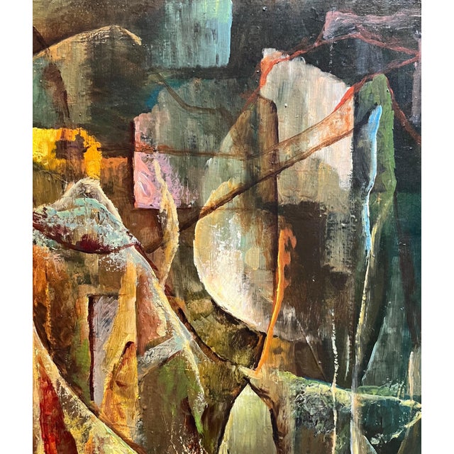 Contemporary Vivaldo Martini, Winter, Oil on Canvas For Sale - Image 3 of 11