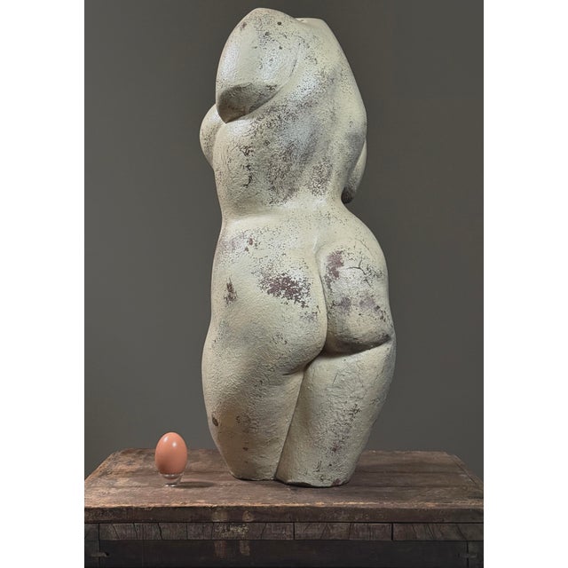 Antique Modernist Art Deco Venus Female Torso Figurative Sculpture For Sale In Philadelphia - Image 6 of 12