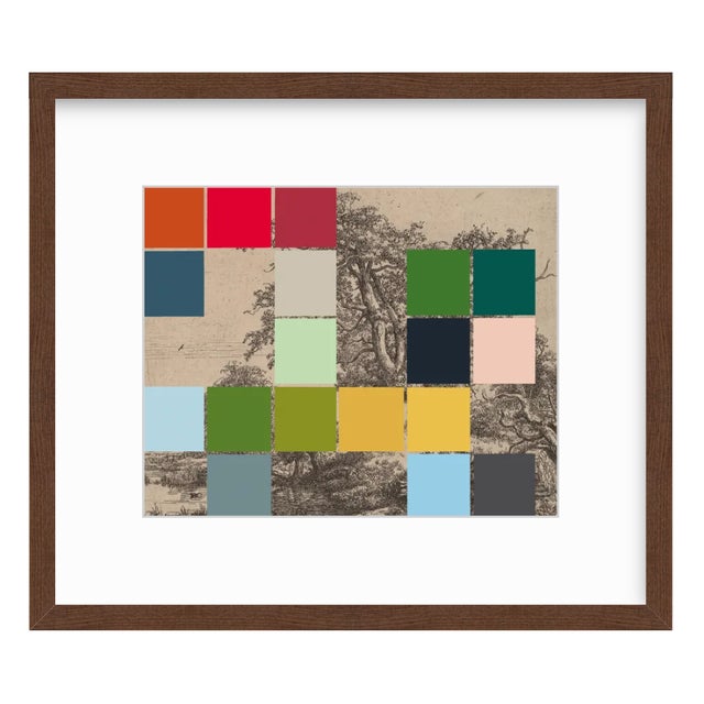 17th Century Remix IV (The Three Oaks / Cezanne Palette) Open Edition Giclee Print 8x10 inches Framing not included. These...
