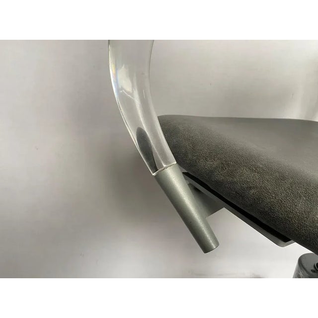 1970s Pivoting Hairdresser Armchair in Skai, 1970s For Sale - Image 5 of 13