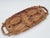 Brown Hand-Carved Teak Tray, India, 1960s For Sale - Image 8 of 10