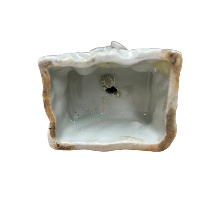 Vintage Off White Porcelain Standing Bodhisattva GuanYin Statue For Sale In San Francisco - Image 6 of 7